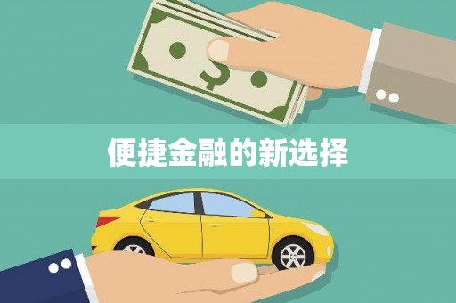高台便捷金融的新选择
