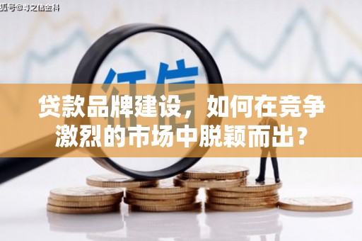 高台贷款品牌建设，如何在竞争激烈的市场中脱颖而出？