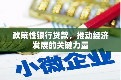 高台政策性银行贷款，推动经济发展的关键力量