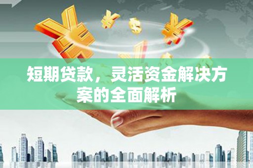 高台短期贷款，灵活资金解决方案的全面解析