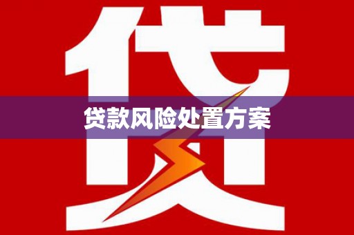 高台贷款风险处置方案